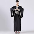 Miniatyrbilde 1 av 5: Menn Hanfu Tradisjonelle Kostymer Klesplagg - WELLNGS Black XL 170-175CM