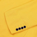 Pikkukuva 5 / 5: Allthemen miesten business-bleiseri, yksivärinen, slim fit -takki - WELLNGS Yellow S