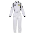 Miniatyrbillede 1 af 5: Astronaut Kostume Rumdragt til Voksen Cosplay Kostumer Lynlås Halloween Kostume Par Flyverdragt Plus Størrelse Uniform - WELLNGS White for Women XXL