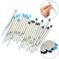 Miniatyrbillede 5 af 5: 10 stk. Blå Blæk Parker Style Standard 1.0mm Kuglepen Refills Nib Medium Hfmqv-WELLNGS Black