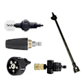 Miniatyrbillede 1 af 5: Multifunktionel Kompatibel med Worx Hydroshot Wg629e/630/644 Wa4039 Dyse Rengøringsværktøj - WELLNGS Rotating nozzle WA1844
