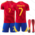 Miniatyrbillede 1 af 2: Gos- 2024 Spanien HJEM EC fodboldtrøje 7 PEDRI-WELLNGS 7 PEDRI 20