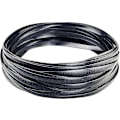 Miniatyrbillede 1 af 4: Reparationssæt til flet 37m 120ft Flet Reparationsmaterialer Tofarvet Gradient Mørkebrun med Lysebrune Striber Plastik Rattan Materiale til Terrasse - WELLNGS Black