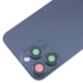 Miniatyrbild 4 av 5: Glas batterilucka för iPhone 15 Pro Max-WELLNGS Blue