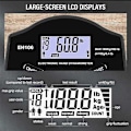Miniatyrbilde 5 av 5: Ny grepstyrke-tester, 396 lbs/180 kg Digital hånddynamometer grepstyrkemåler USB LCD-skjerm H-WELLNGS