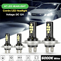 Miniatyrbilde 2 av 5: 4X H7 LED-lyskastere for nærlys 60000LM 6000K 220W Kald hvit - WELLNGS