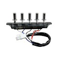 Miniatyrbillede 1 af 5: Emhætte 5 knapper switch knap universel tilbehør switch kontrolpanel panel controller-WELLNGS 0 0