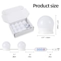 Miniatyrbilde 1 av 6: Led Hollywood Makeup Mirror Light Mirror Dimmable Led Bulbs (bare pære) Dd.-WELLNGS 14 lights