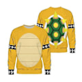 Miniatyrbilde 1 av 4: Cartoon Bowser 3D-print Oversized Dame/Herre Hettegenser Y2k Streetwear Hip Hop Pullover Hettejakke Cosplay Kostyme-WELLNGS o-neck hoodie XS