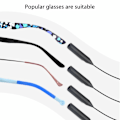 Miniatyrbilde 4 av 5: 2 stk Brille Stropp Nakkeledning Sports Briller Bånd Solbriller Tau Streng Holder-WELLNGS