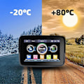 Miniatyrbillede 5 af 5: 5 Tommer Motorcykel Trådløs Carplay Android Auto Bærbar Navigation GPS Skærm Vandafvisende Display Skærm - WELLNGS