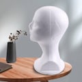 Miniatyrbilde 3 av 4: Styrofoam Mannequin Skumhode Briller Lue Parykk Display Stativ-WELLNGS