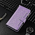 Miniatyrbillede 3 af 5: Etui Kompatibelt med Motorola Edge 20 Fusion Cover Lynlås Magnetisk Tegnebog Kortholder PU Læder Flip Etui - WELLNGS Purple
