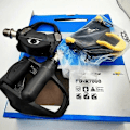 Miniatyrbillede 3 af 5: 105 PD R7000/PD5800/R540/R550 landevejspedaler kulfiber klikpedaler SPD pedaler med SM-SH11 klamper ultegra pd-r8000-WELLNGS R7000Boxed