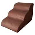 Miniatyrbilde 1 av 3: Komfort Kjæledyr Hundetrapp Svampetrapp Enkel Fjerning Vaskbar Klatretrinn for Kjæledyr-WELLNGS Ramp Brown Grid 56*40*30CM