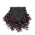 Miniatyrbild 1 av 5: Afro Bangs 8 tum lockigt lugg extensions Clip in Bangs-WELLNGS wine red