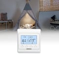 Miniatyrbillede 2 af 5: Gulvvarmetermostat, AC180-230V LED Programmerbar Gulvvarme Temperaturregulator Controller - WELLNGS