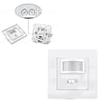 Miniatyrbild 1 av 5: Infälld Rörelsedetektor Infraröd Pir Sensor Strömbrytare 140 Vit 110-240v Led New-WELLNGS