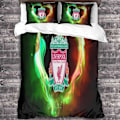 Miniatyrbild 3 av 5: Liverpool sängkläder set D påslakan för pojkar och tonåringar påslakan i mikrofiber påslakan med dragkedja King 135*200 CM-WELLNGS Double200x200cm