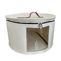 Miniatyrbillede 1 af 5: Filthat Opbevaringspose Stor Kapacitet Støvfri Indkøbsopbevaringsboks - WELLNGS White 43x26cm