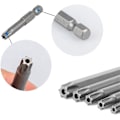 Pikkukuva 5 / 5: 10-osainen ruuvimeisselisarja 100 mm monikäyttöinen ruuvimeisselisarja magneettisella työkalusarjalla - WELLNGS 0 0