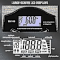 Miniatyrbillede 5 af 5: Caraele Gripstyrke Tester, 396 lbs / 180 kg Digital Håndholdt Dynamometer Grip Dynamometer USB LCD Skærm Håndholdt - WELLNGS
