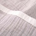 Miniatyrbillede 3 af 5: 100% Bomuld Muslin Tæppe til Voksne 6-Lags Åndbart Muslin Tæppe Letvægts Sengetæppe Blødt Bomuldstæppe Alle Sæsoner-WELLNGS gray A 150x200cm
