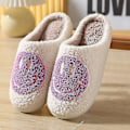 Miniatyrbild 1 av 3: Tofflor Smiley Face Tofflor Dam Smile Tofflor Lila Purple 44-45