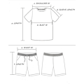 Miniatyrbild 4 av 4: Argentina VM hemmatröja för herrar Messi #10 Fotbollströja T-shirt Shorts Kit Fotboll 3-delade set för barn Vuxna-WELLNGS Kids 22(120-130cm)