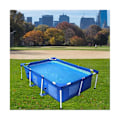 Miniatyrbillede 4 af 5: 260x170cm Pool Dæksel Rektangulært Pool Boble Dæksel Isolering Støvsikkert Lærred Pool Tæppe Pool Ac-WELLNGS