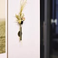 Miniatyrbild 5 av 5: 4 st Väggmonterade Blomrör Väggmetallvas Dekoration Stativ Torrvase Stativ för Visning av Blommor - WELLNGS