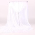 Miniatyrbilde 1 av 2: Kvinners Lang Myk Sjal Chiffon Silke Avslappet Sjal - WELLNGS white