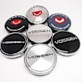 Miniatyrbilde 2 av 2: 4 stk. 60mm Vossen Felgsenter Navkapsel Bilfelger Støvtett Deksel Navkapsler 56mm Emblem Auto Styling Tilbehør-WELLNGS G