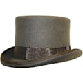 Miniatyrbild 2 av 5: Handgjord ulltopphatt med satinfoder - WELLNGS Dark Grey M