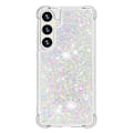 Pikkukuva 3 / 5: YB Quicksand Series-1 Yhteensopiva Samsung Galaxy S24+ -kotelon kanssa, nestemäiset kelluvat paljetit TPU-suojus - WELLNGS Laser Hearts