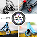 Miniatyrbilde 5 av 5: Scooter Tilbehør 110mm Skateboardhjul Fargede PU Hjul Tykke Stunt Hjul med Lagre - WELLNGS