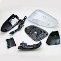 Miniatyrbilde 4 av 5: Passer til sidespeil for bil kompatibel med Toyota RAV4 RAV 4 2020 2021 2022 Nedre base deksel ramme bakspeil blinklys lampe linse WELLNGS with heated left