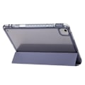 Miniatyrbild 5 av 5: fodral i PU-läder Origami-ställ genomskinligt surfplattefodral - Baby Blue-WELLNGS för iPad Air 11 (2024) Baby Blue