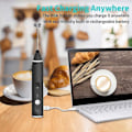 Miniatyrbild 4 av 5: Handhållen elektrisk mjölkskummare USB-laddningsbar mjölkskummare-WELLNGS