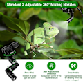 Miniatyrbillede 3 af 5: Vand Timere Intelligent Fogger Terrarier Luftfugter Elektronisk Timer Automatisk Tåge Regnskov Timing Spray System Kit Kontrol Sprinkler-WELLNGS with touch screen-US