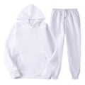 Miniatyrbilde 1 av 2: Joggedress-sett med hettegenser og bukse - WELLNGS White M