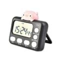 Tecknad Djur Digital Timer Elektronisk Väckarklocka Magnetisk Nedräkningstimer-WELLNGS piggy