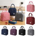 Miniatyrbilde 1 av 10: Ny bærbar termisk varmeisolert lunsjboks kjølebag-WELLNGS Navy blue