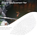 Miniatyrbilde 3 av 5: 47 tommers klar gummi erstatningsnett erstatningspose for fluefiske landingsnett fiskeutstyr-WELLNGS