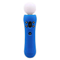 Miniatyrbillede 1 af 4: Til Playstation PS VR Move Bevægelsescontroller Skridsikker Silikon Gummi Beskyttelsesdækning Sort Blå Rød JP Guanguan-WELLNGS Blue