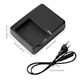Miniatyrbilde 1 av 4: Kamera Batterilader for LP E5 LC E5E 450D 1000D Erstatningstilbehør Deler-WELLNGS
