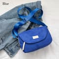 Skuldertaske messenger taske blå-WELLNGS blue 0