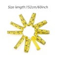 Miniatyrbild 2 av 5: Måttband 4-pack, Måttband för kropp Dubbel Skala Måttband för Sömnad, Kropp, Skräddare 150 cm/60 Tum-WELLNGS yellow