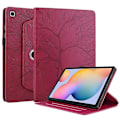 Pikkukuva 3 / 5: Uusi pyörivä Samsung-kotelo Galaxy Tab S6 Lite 2022/2020 10,4 tuuman SM-P610/P613/P615/P619-360 astetta - WELLNGS Wine red