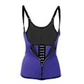 Miniatyrbilde 1 av 2: 3 Klyper & 1 Glidelås 6 Stålspiler Midjetrener Korsett Sport Trening Kroppsformer Magekontroll Z-WELLNGS Purple 2XL